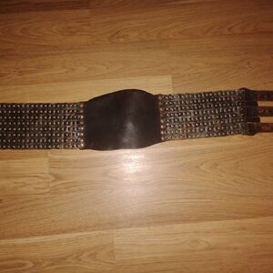 Brown Leather Women's Belt